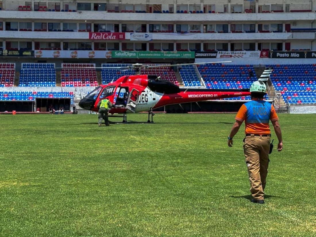 Ante emergencias, el helicóptero del SUEG salva vidas